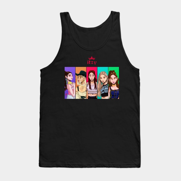 itzy life Tank Top by hansoloski